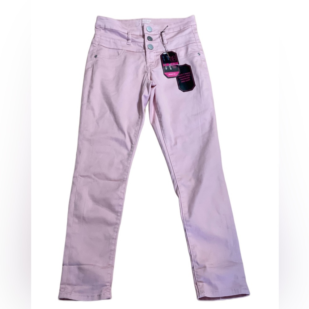 NWT No Boundaries Pink Pants Mid Rise Skinny
